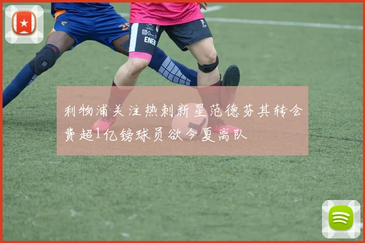 利物浦关注热刺新星范德芬其转会费超1亿镑球员欲今夏离队